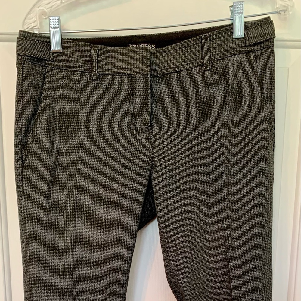 Grey Houndstooth Express Columnist Barely Boot Sl… - image 1